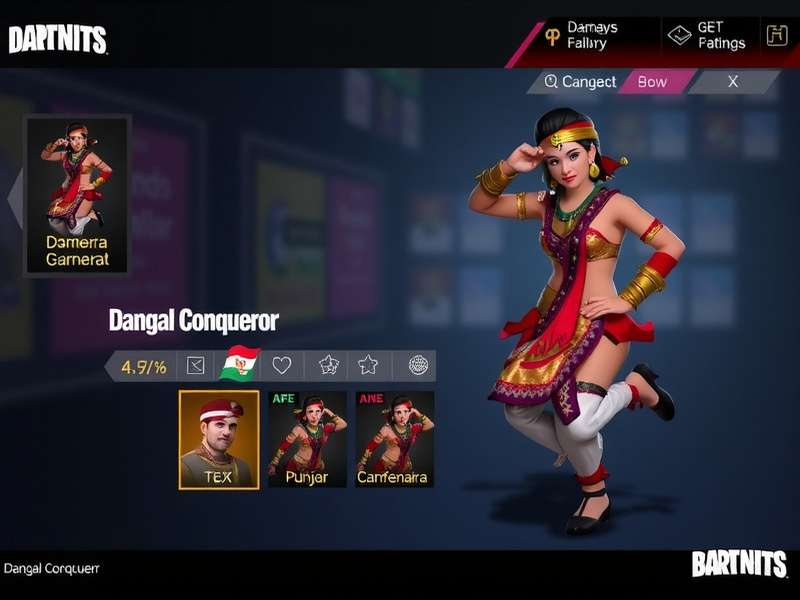 Dangal Conqueror Regional Customization - Punjab Bhangra Dancer Skin